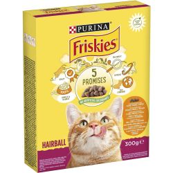 Purina Friskies Indoor суха храна за котка с пиле и зеленчуци (300 г)