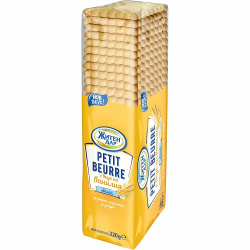Житен дар Petit-Beurre бисквити ванилия (220 г)