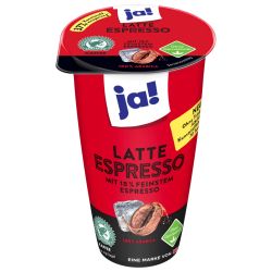 Ja! млечна напитка с кафе еспресо (250 мл)