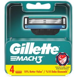 Gillette Mach3 ножчета за бръснене (4 бр.)