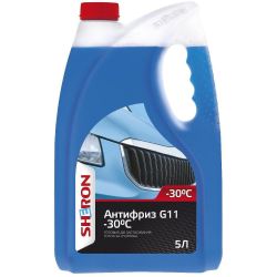 Sheron G11 антифриз, -30 градуса, син (5 л)