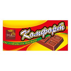 Milmex слабителен шоколад Комфорт, без захар (20 г)
