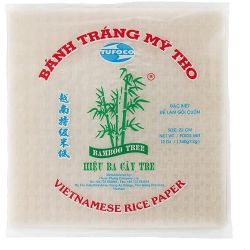 Bamboo Tree оризова хартия квадратна, 22 см (340 г)