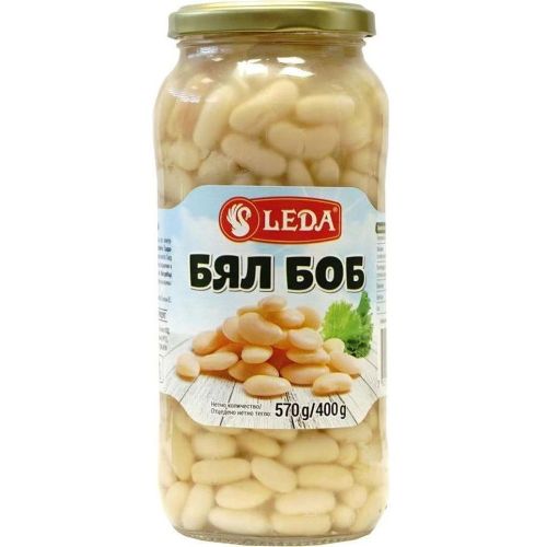 Leda бял боб, буркан (570 г)