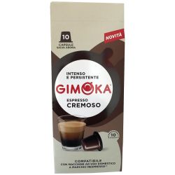 Gimoka Espresso Cremoso Intenso e Persistente кафе капсули съвместими с Nespresso (10 бр.)