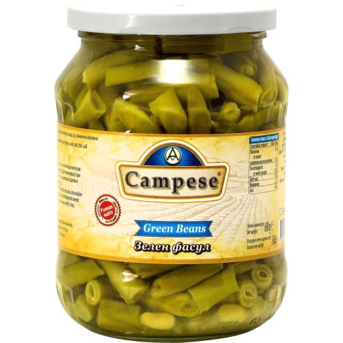 Campese зелен фасул, буркан (680 г)