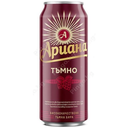 Ариана тъмна бира, кен (500 мл)