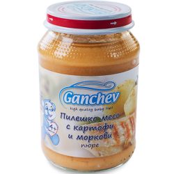 Ганчев пюре от пиле с картофи и моркови (190 г)