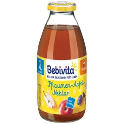 Bebivita нектар ябълки със сливи, 4+ месеца (200 мл)