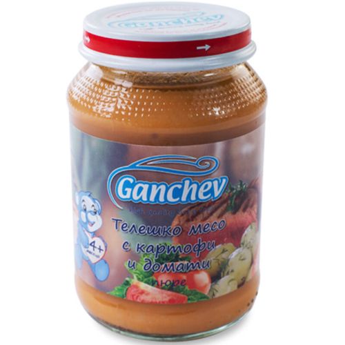Ганчев пюре от телешко с картофи и домати (190 г)