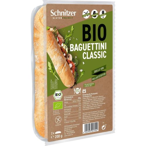 Schnitzer био класически багетини без глутен, 2 бр. х 100 г (200 г)