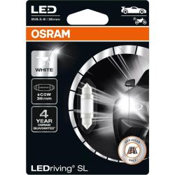Osram LED автокрушка, C5W, 35MM, White, 6000K (1 бр.)