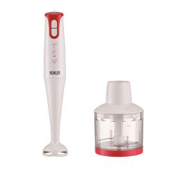 Muhler пасатор с чопър 2в1, бял MB-402 (1 бр.)