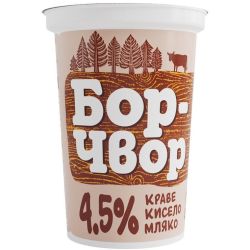 Бор Чвор краве кисело мляко 4.5% (400 г)