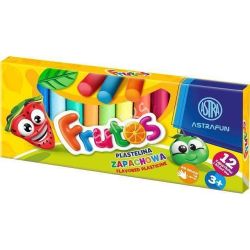 Astra Frutos ароматизиран ученически пластелин, 12 цвята (1 бр.)