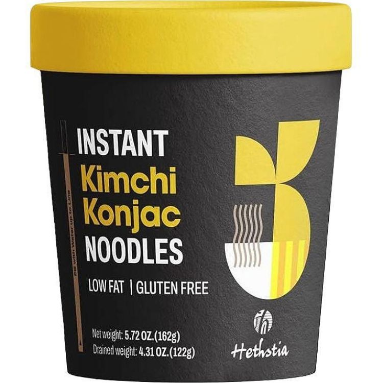 Hethstia Kimchi Konjac Cup Noodles нискокалорични конджак нудъли с кимчи (162 г)