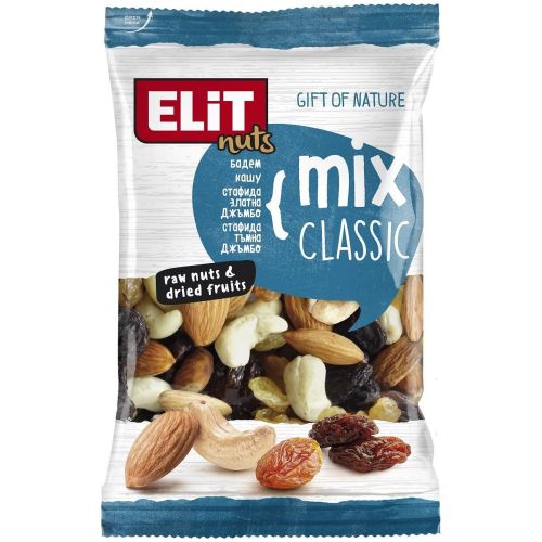 Elit Nuts Classic микс сурови ядки и сушени плодове (120 г)