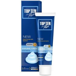 Top Ten Active крем за бръснене за нормална кожа (100 мл)