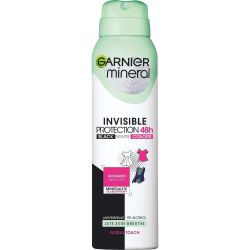 Garnier Mineral Deo Invisible Black, White & Colors Floral дезодорант спрей (150 мл)