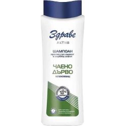 Здраве Актив шампоан против сух пърхот и сърбящ скалп с чаено дърво (300 мл)