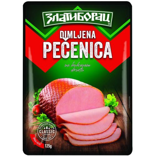 Златиборац пушено свинско контрафиле, слайс (125 г)