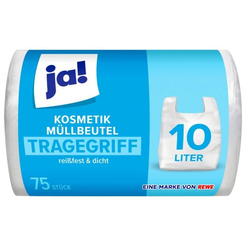 Ja! торби за смет с дръжки, 75 бр. х 10 л (75 бр.)
