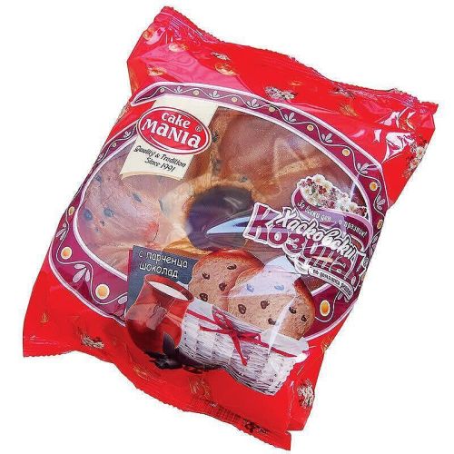 Cake Mania хасковски козунак с парченца шоколад (400 г)