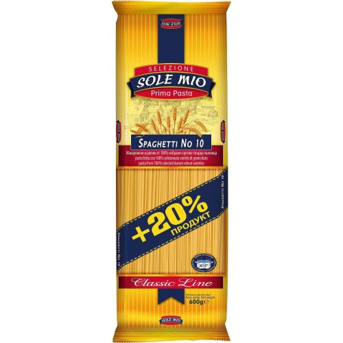 Sole Mio спагети No 10 (600 г)