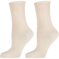 Happy Foottopia Comfort чорапи, без ластик, памук, беж, размер 35-38 (1 бр.)