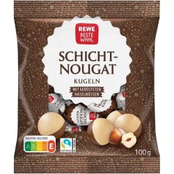 REWE топчета с нуга крем и лешници (100 г)