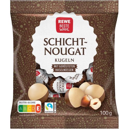REWE топчета с нуга крем и лешници (100 г)