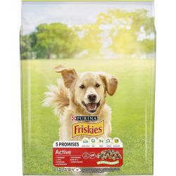 Purina Friskies Active храна за кучета в зряла възраст, активни храна за кучета (2.4 кг)
