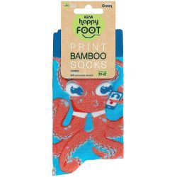 Happy Foottopia принт чорапи, 78% бамбук, октопод, размер 39-42 (1 бр.)