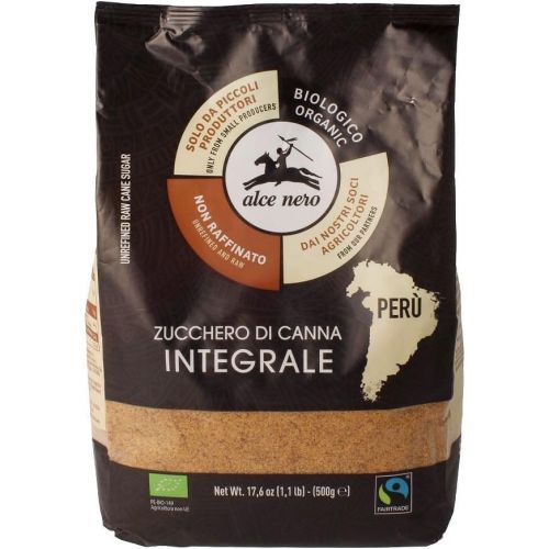 Alce Nero био кафява тръстикова захар (500 г)