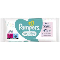Pampers Sensitive кърпички (52 бр.)