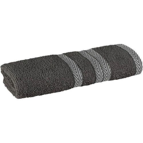 Dilios Crystal хавлиена кърпа тъмно сиво, размер 50 см х 80 см