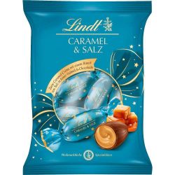 Lindt шоколадови бонбони с карамел и сол (101 г)