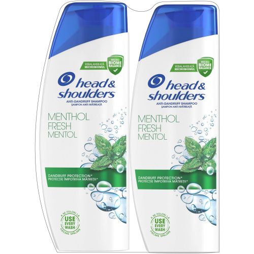 Head & Shoulders Menthol шампоан, 2 бр. х 330 мл (660 мл)