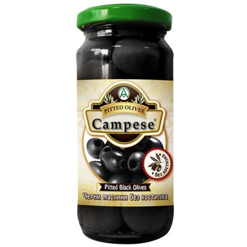 Campese маслини черни без костилка (114 г)