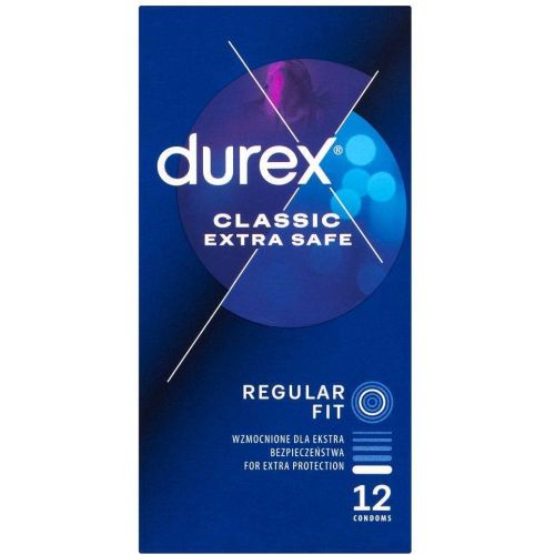 Durex Classic Extra Safe презервативи (12 бр.)