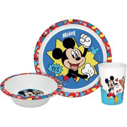Disney детски комплект за закуска Mickey Mouse, 3 части (1 бр.)