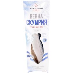 Starfish веяна скумрия без глави, на килограм (1 кг)