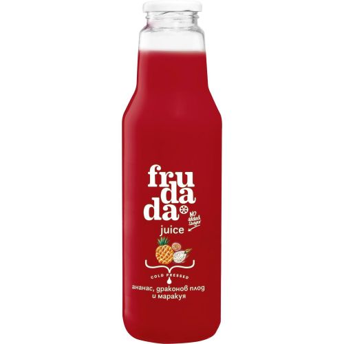 Frudada сок ананас, драконов плод и маракуя (750 мл)