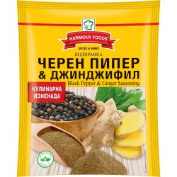 Harmony Foods черен пипер и джинджифил (50 г)