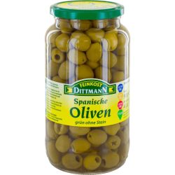 Feinkost Dittmann испански зелени маслини без костилки (400 г)