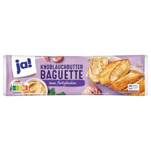 Ja! охладена багета за печене с чесново масло (175 г)