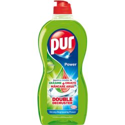 Pur Power 3x Action препарат за съдове ябълка (450 мл)