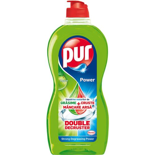 Pur Power 3x Action препарат за съдове ябълка (450 мл)