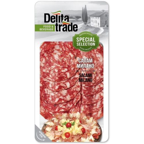Delita Trade салам Милано, слайс (100 г)