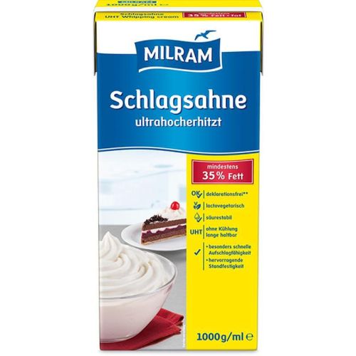 Milram сладка млечна готварска сметана 35% (1 л)